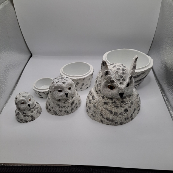 Roman Inc Nesting Snow Owl Set - Picture 14 of 16